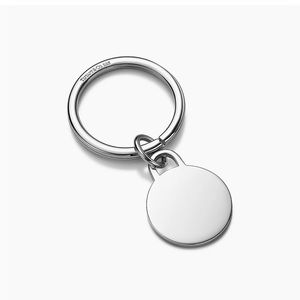Tiffany& Co. Round Tag Key Ring